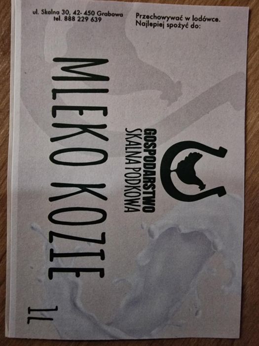 Mleko świeże kozie