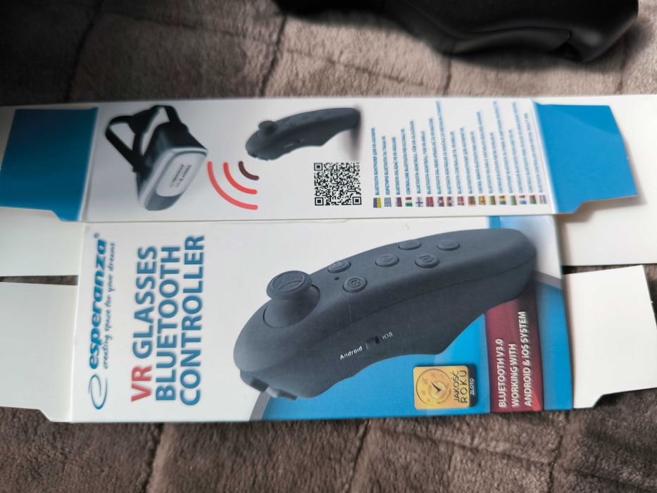 Gogle VR uchwyt do telefonu WebskiVR V5 + pilot