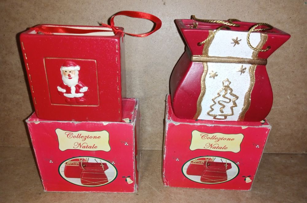 Набір новорічних підсвічників із колекції під назвою "Collezione Natal