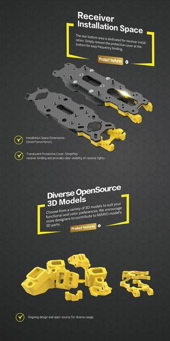 Рама 5" Fpv дюймов. Mario 5 Speedybee,Марк4. Марк5