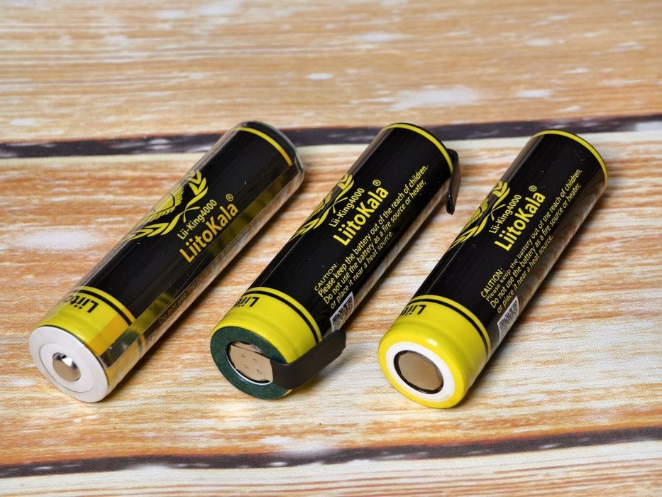 Акумулятори LiitoKala 18650 King 4000мА з платою захисту пайка Type C
