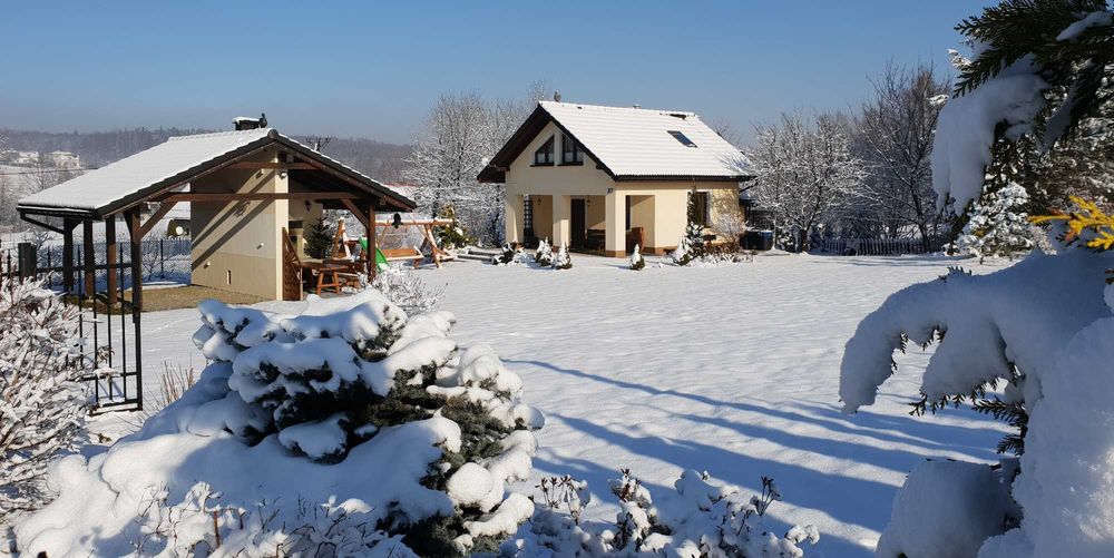 OGRÓD i DOMEK w górach Brenna k Ustroń Wisła Beskidy Apartament Nocle