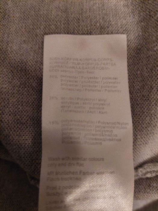 Kardigan damski szary.