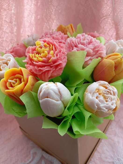 Букет з аромасвічок ручної роботи