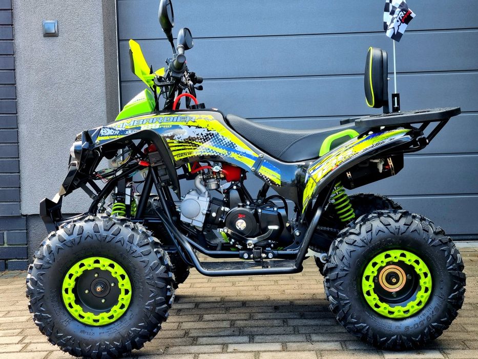 XTR Bombardier 125,Max opcja, Duże koła XL, Ledy,Raty,Dostawa Gratis