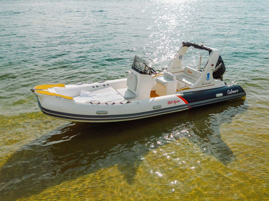 NOWA Łódź motorowa RIB 620 Calmaro + silnik SUZUKI 140 KM + przyczepa