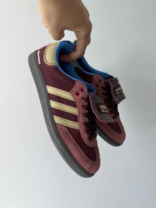 Кросівки Adidas Samba x Wales Bonner Brown/Beige premium