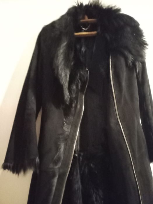 Дублянка з натурального хутра  на блискавці