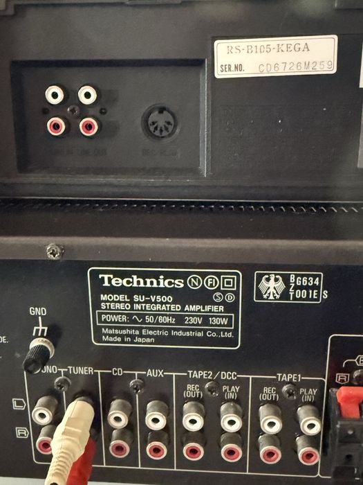 Wieża Technics made in Japan