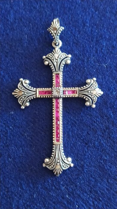 Peças de prata com ouro