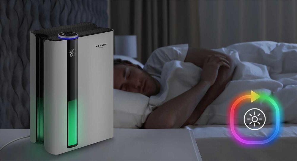 Osuszacz POWIETRZA 2,5L pochłaniacz wilgoci 2 filtry WIFI aplikacja