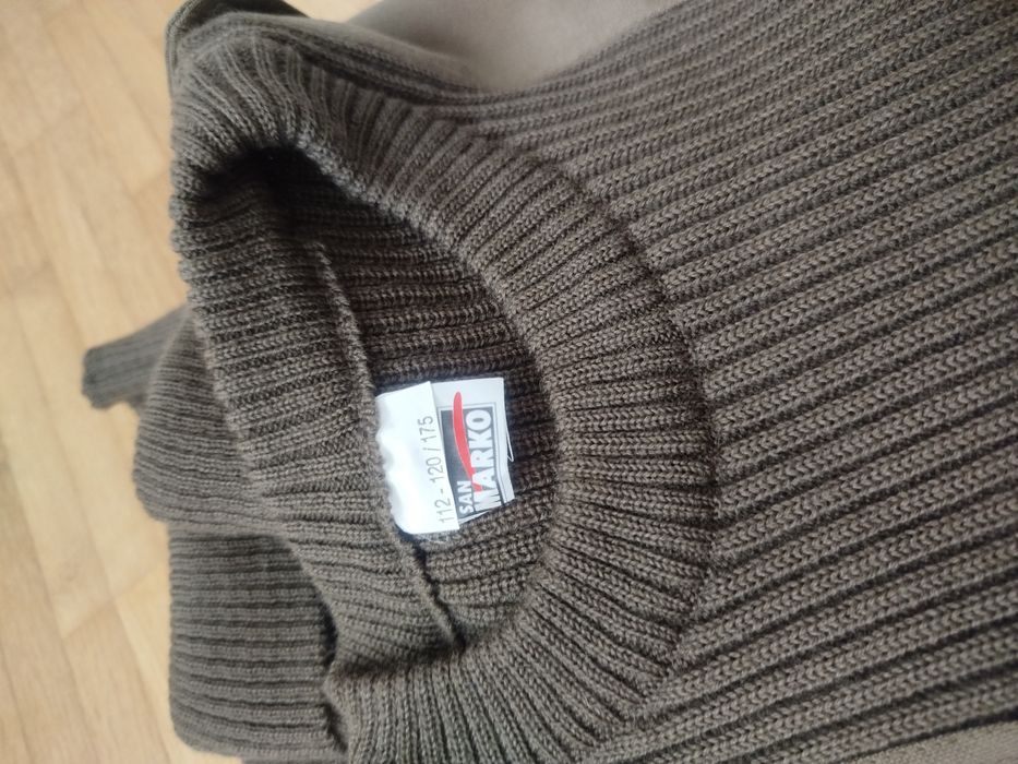 Sweter polowanie ryby l nowy