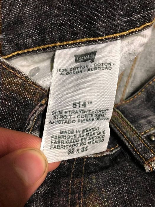 Джинсы Levis 514 W32 L 34 широкие