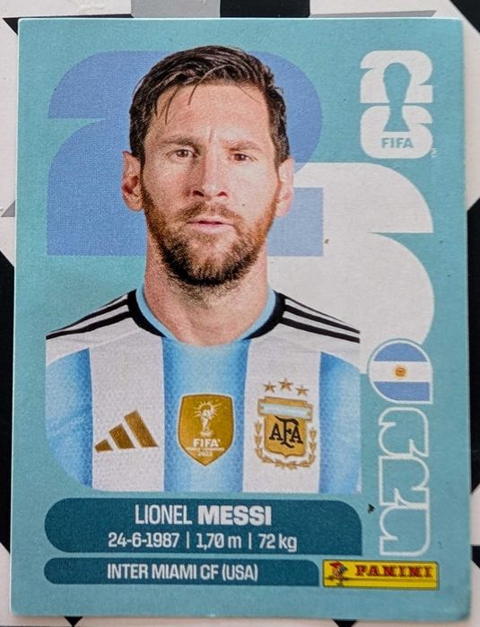 Cromo Messi - Panini Mundial 2026