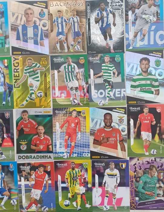 Cromos e Caderneta Novos