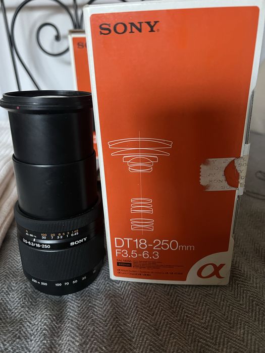 Sony a350 DSRL - lente 18/250