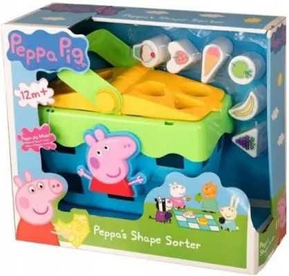 Nowy koszyk muzyczny Świnka Peppa, piknikowy koszyk, sorter