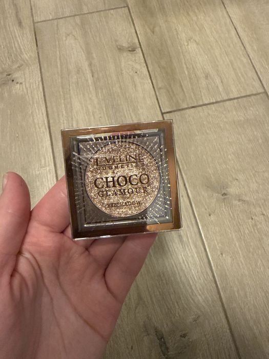 Eveline cosmetics choco glamour cień do powiek błyszczący