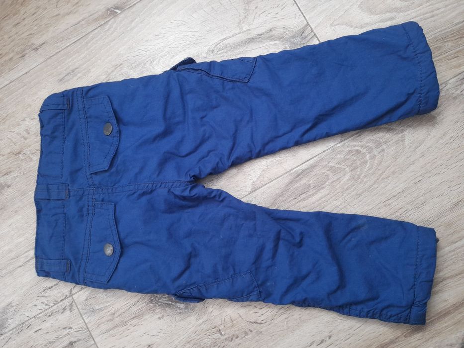 Spodnie ocieplane chłopięce r. 80