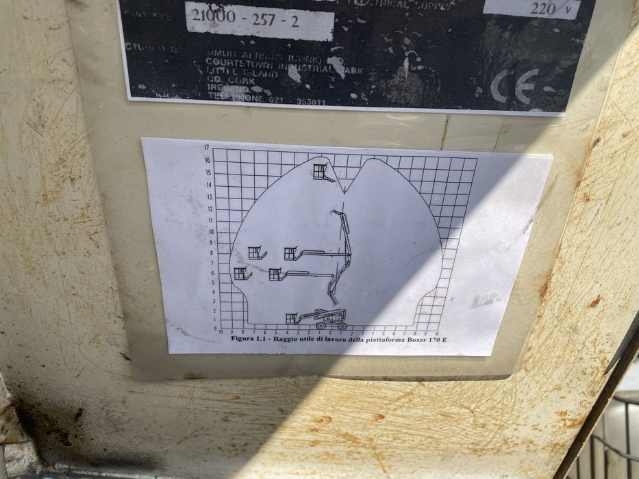 Podest ruchomy przejezdny SIMON BOXER-170E