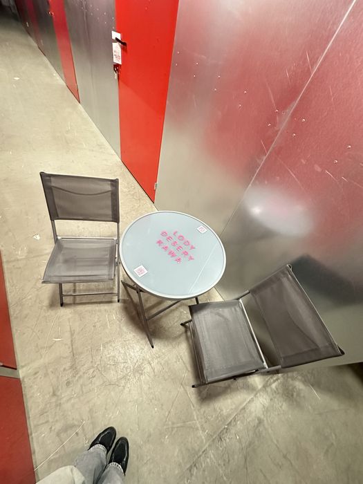 Stol ogrodowy i kresla