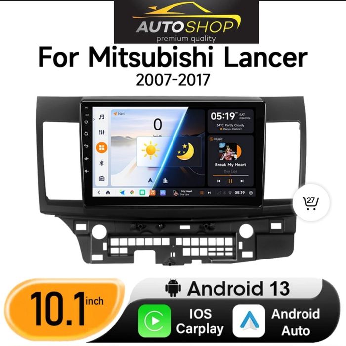 ‼️Магнітола Mitsubishi Lancer 10. 2007 - 2017р