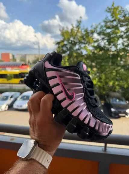 Shox_TL_Czarny i różowy 36