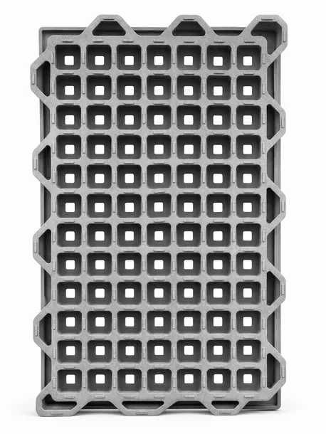 Mata drenażowo-stabilizująca 4,3 x 75,6 x 122,5cm na tymczasowe drogi, ścieżki, parkingi, padoki