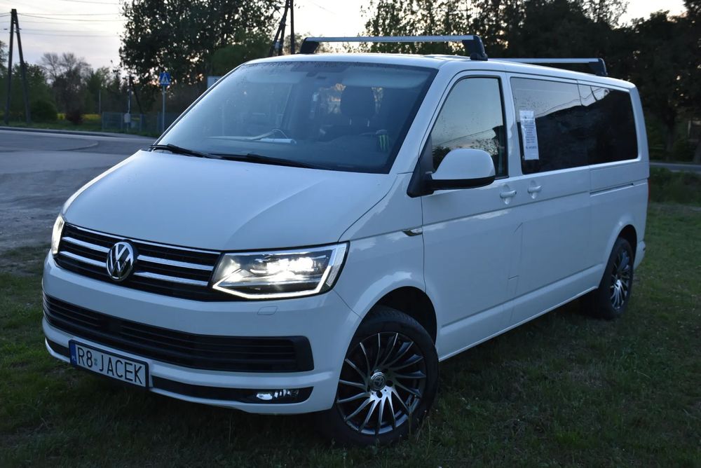 Volkswagen Transporter WV Caravelle T6 Long 8-osobowy Webasto tempomat fv 23% 150km nawigacja