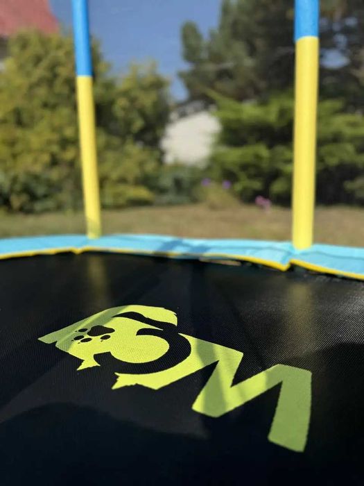 Батут манеж 170x107 см овальний з сіткою WCG Oval