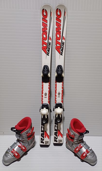 Zestaw Narty Atomic 110 cm  + buty 21 cm /~33eu