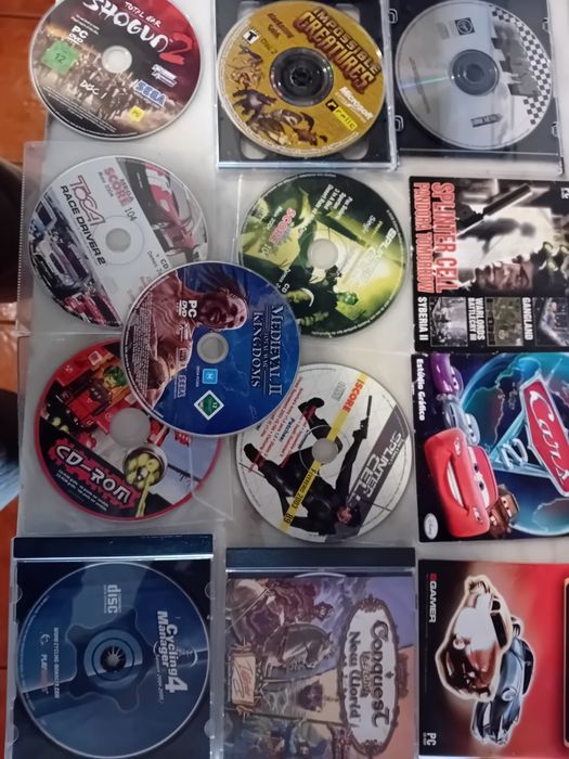 Conjunto de 33 Jogos Pc/Cds Rom Diversos
