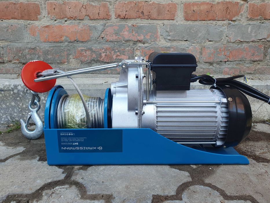 Підйомник (тельфер) 1000 кг KRAISSMANN, VORSKLA (новий, гарантія)