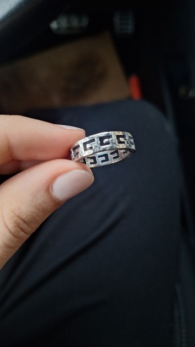 Каблучка Гучі срібна 925, проби.