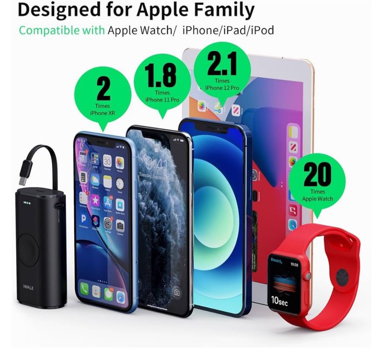 iWALK Przenośna ładowarka do zegarka Apple Watch