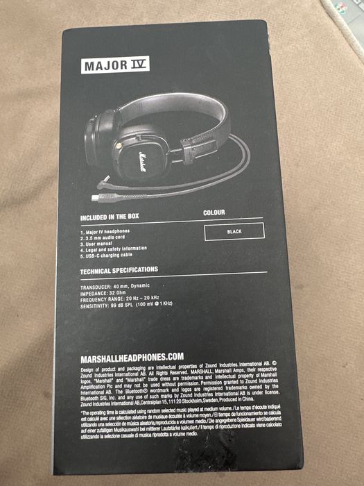 Headphones Marshall Major IV