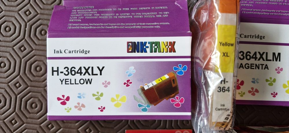 6 tinteiros de impressora