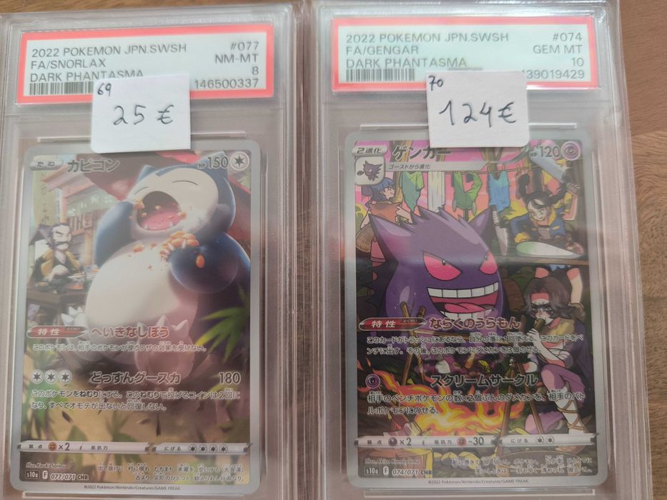Graded Pokemon TCG - PSA/BGS/CGC Inglês e Japonês