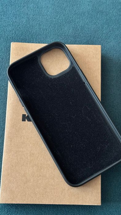 Чехол Kartell IPhone 14 Plus натур кожа теленка