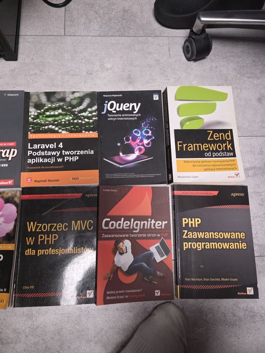 Zestaw ksiazek programowanie - java, php, jquery, bootstrap