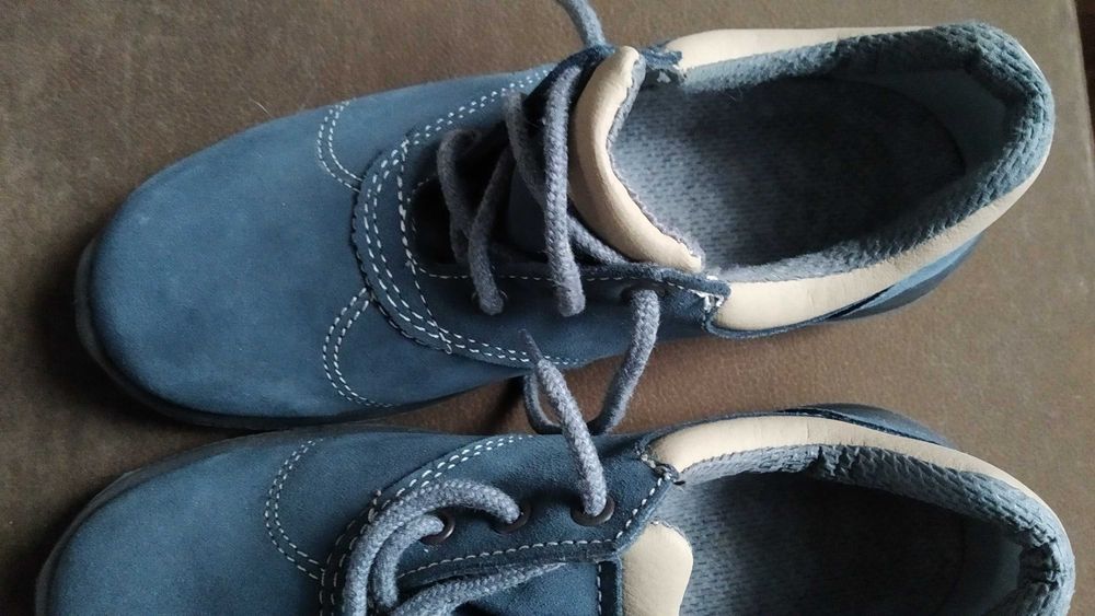 Skórzane buty sztolkapy robocze r.37