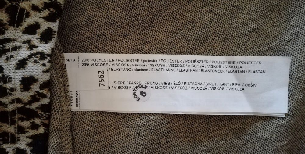 Vestido NOVO Animal Print, M