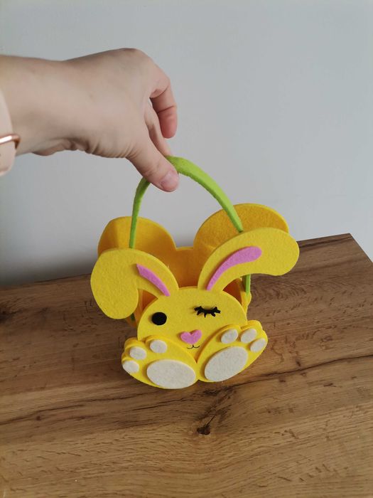 Koszyk do Święconki dla dzieci z filcu