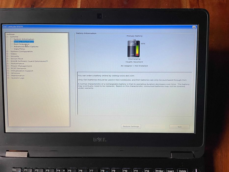 Dell E7270 i5/8GB RAM/SSD 120GB