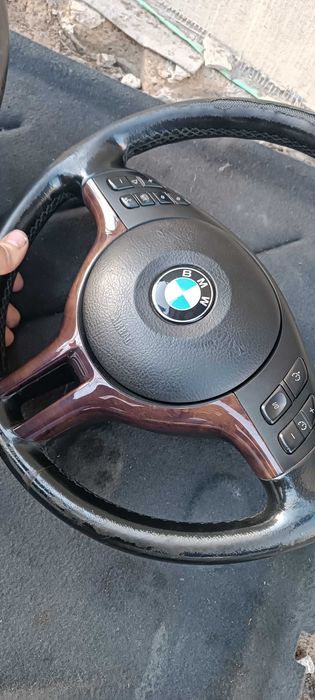 Руль bmw e46 е39 е38 е53 дерево ручника мульти руль м руль , кермо