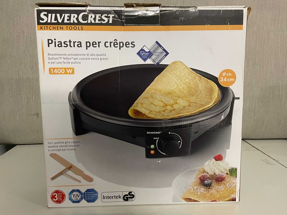 SilverCrest Crepe Maker - 34 cm - 1400 W