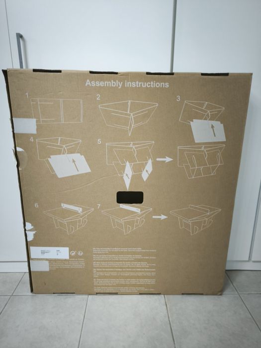 Mesa de ping pong de cartão Decathlon