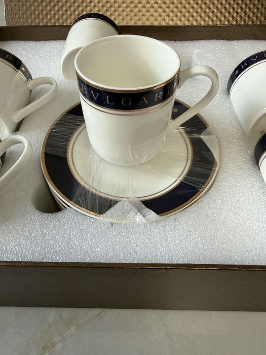 Кавовий набір Bvlgari Dior кофейные чашки кавовий сервіз