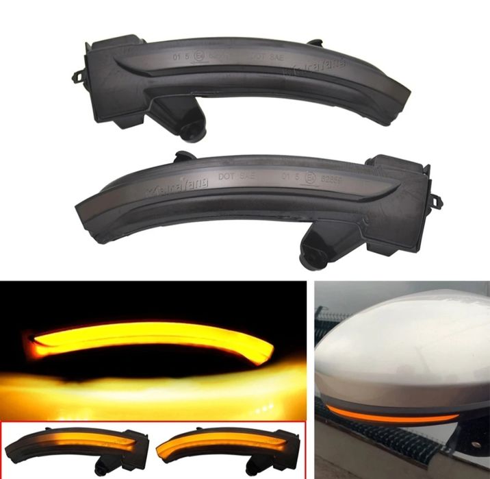 Динамични поворотники в дзеркала LED Renault Megane 4 Talisman Clio 5