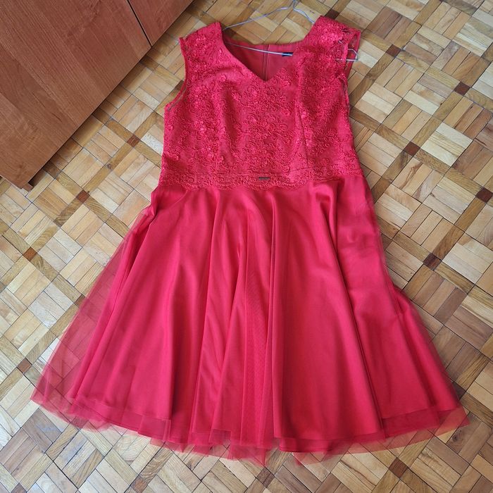 Sukienka r.52 plus size wesele komunia